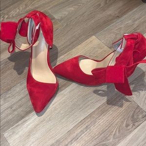 Red Velvet Heels